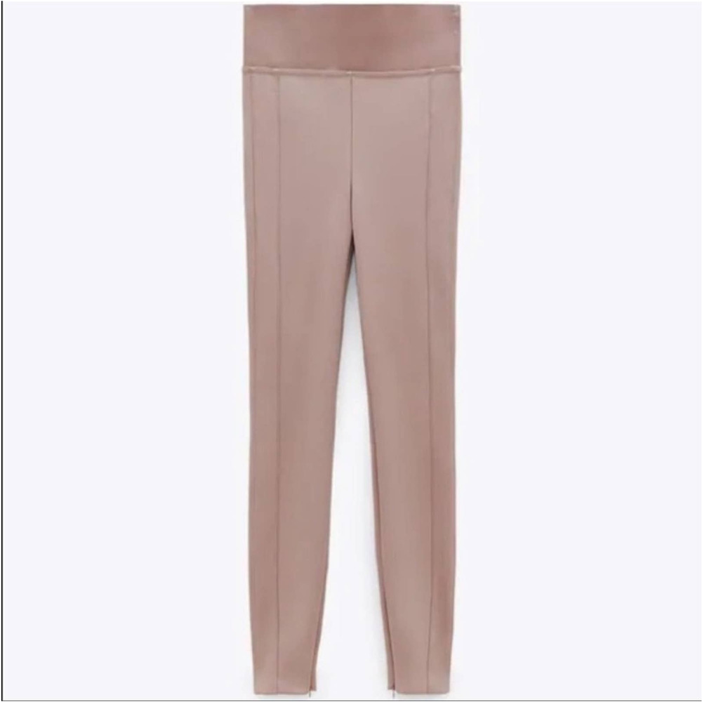 NEW Zara Elastic High Waisted Leggings - Picture 4 of 12